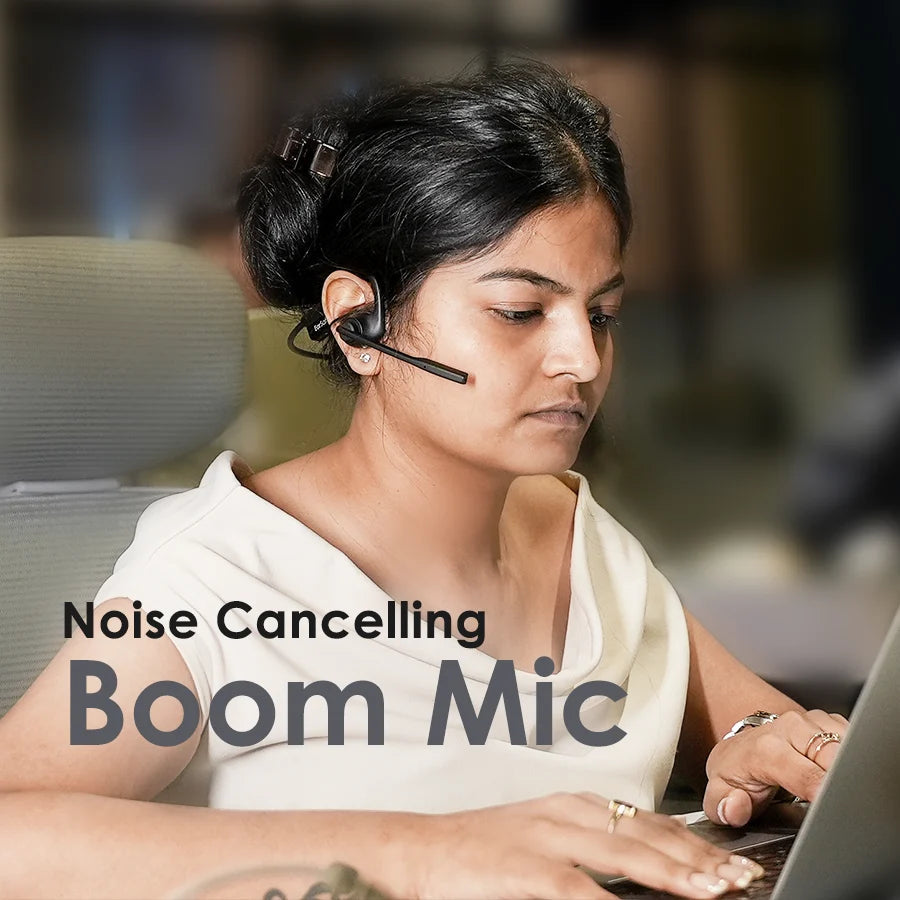 NG Comm 2.0 open-ear headset with boom mic — view 5